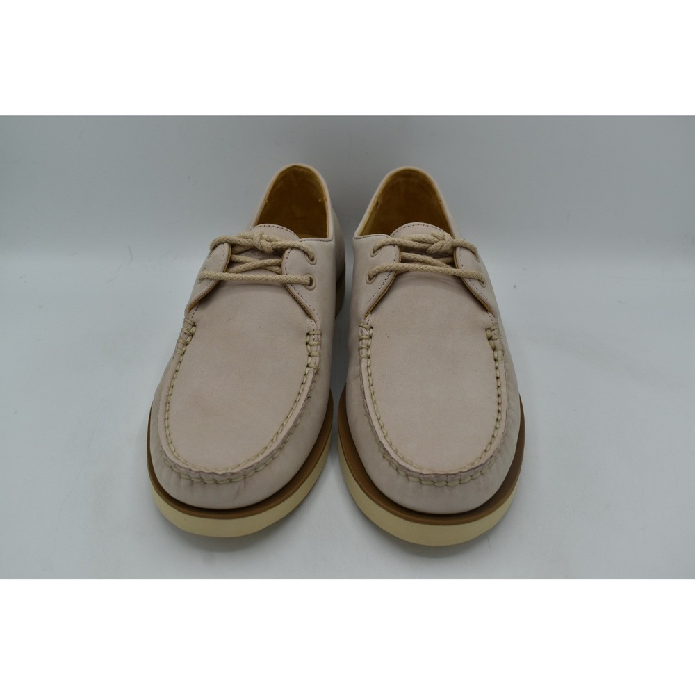 Sperry Captains Oxford Sox Women 8 Pastel Pink Rose NEW Leather Boat Shoes - Picture 3 of 12